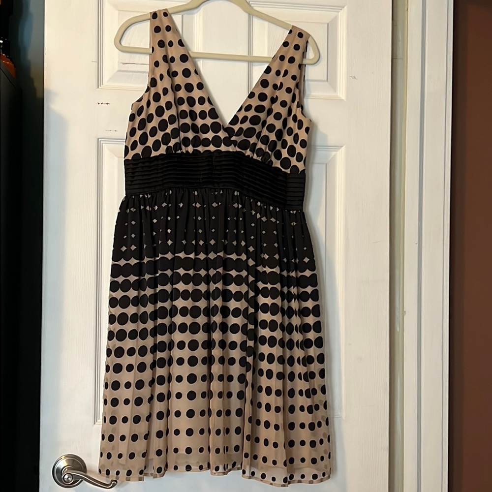 Anthropologie burlapp polka dot dress, 12